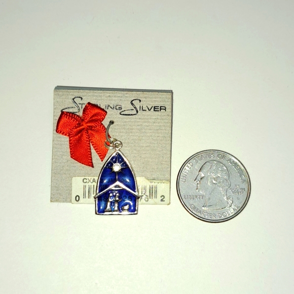 NIB Nativity Charm Sterling Silver - Picture 6 of 6